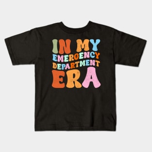 in My Emergency Department Era Funny Retro Kids T-Shirt